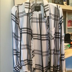 White and Black Flannel